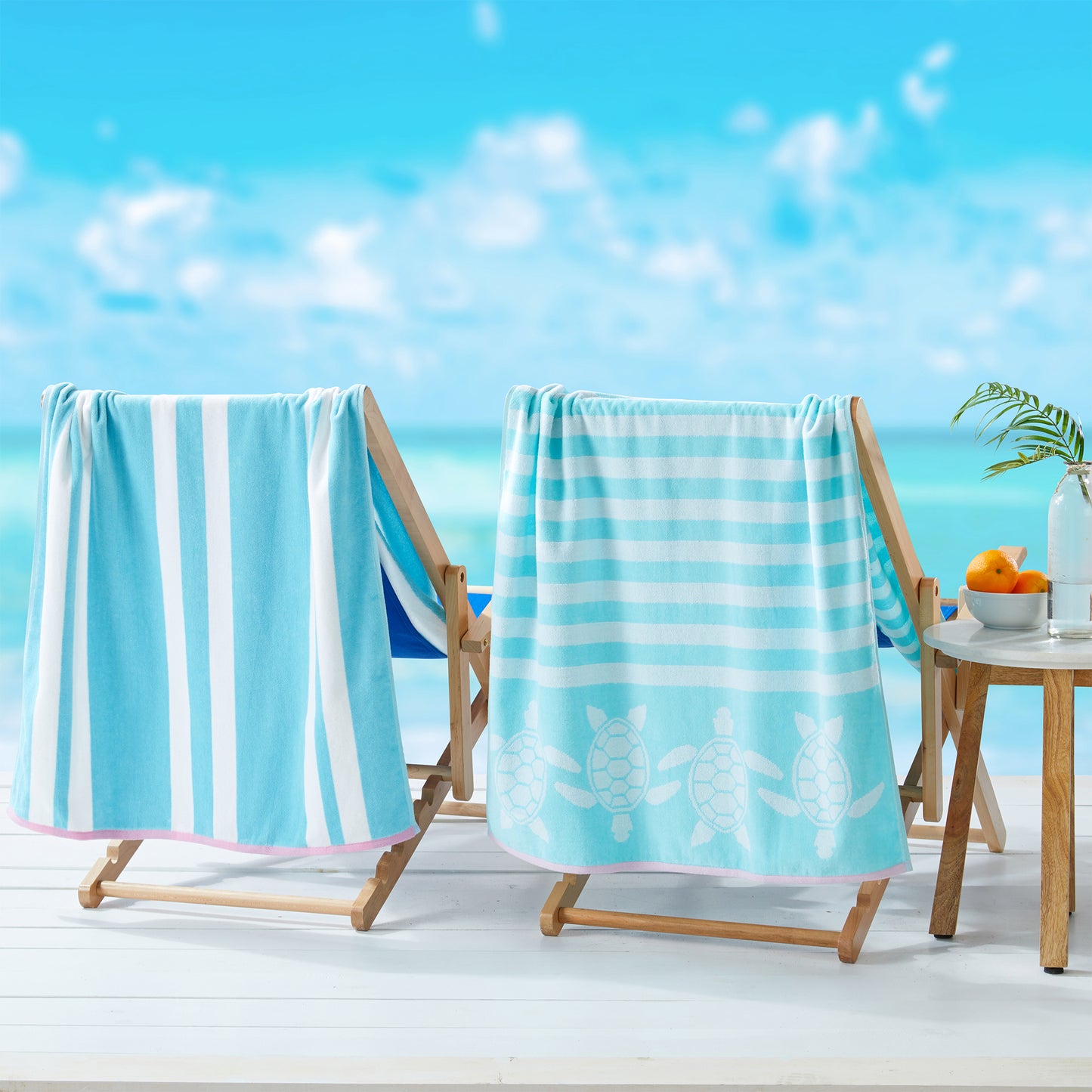 Cotton Velour Beach Towel - Maui Collection