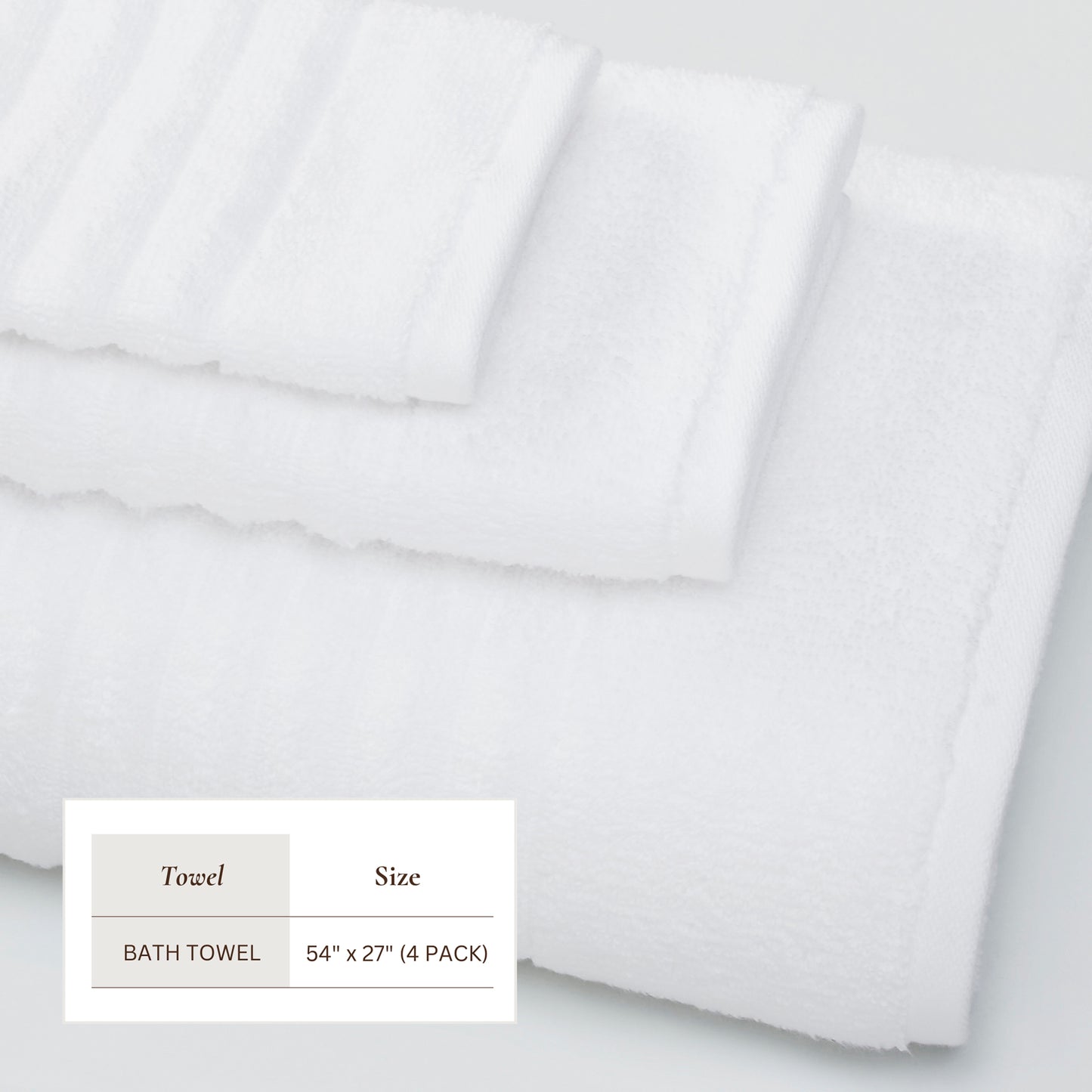 Luxury Combed Cotton Bath Towel Set - Karina Collection