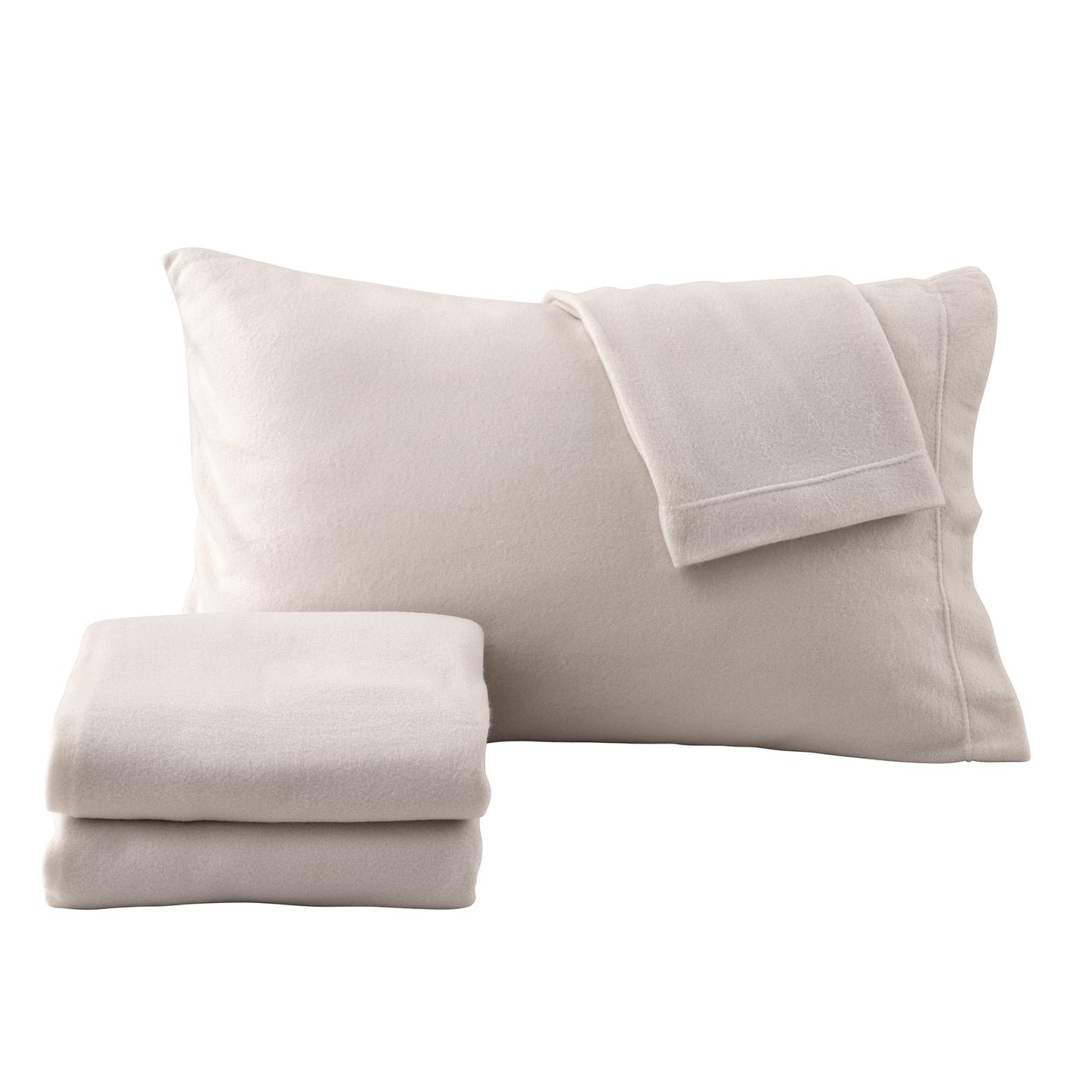 4-Piece Solid Fleece Sheet - Christina Collection