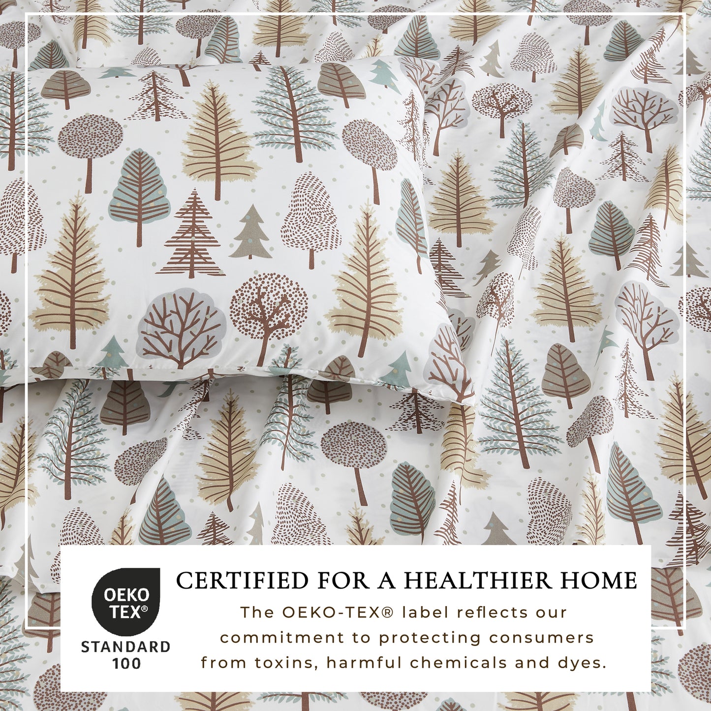 4-Piece Lodge Microfiber Sheet - Mountain Ridge Collection