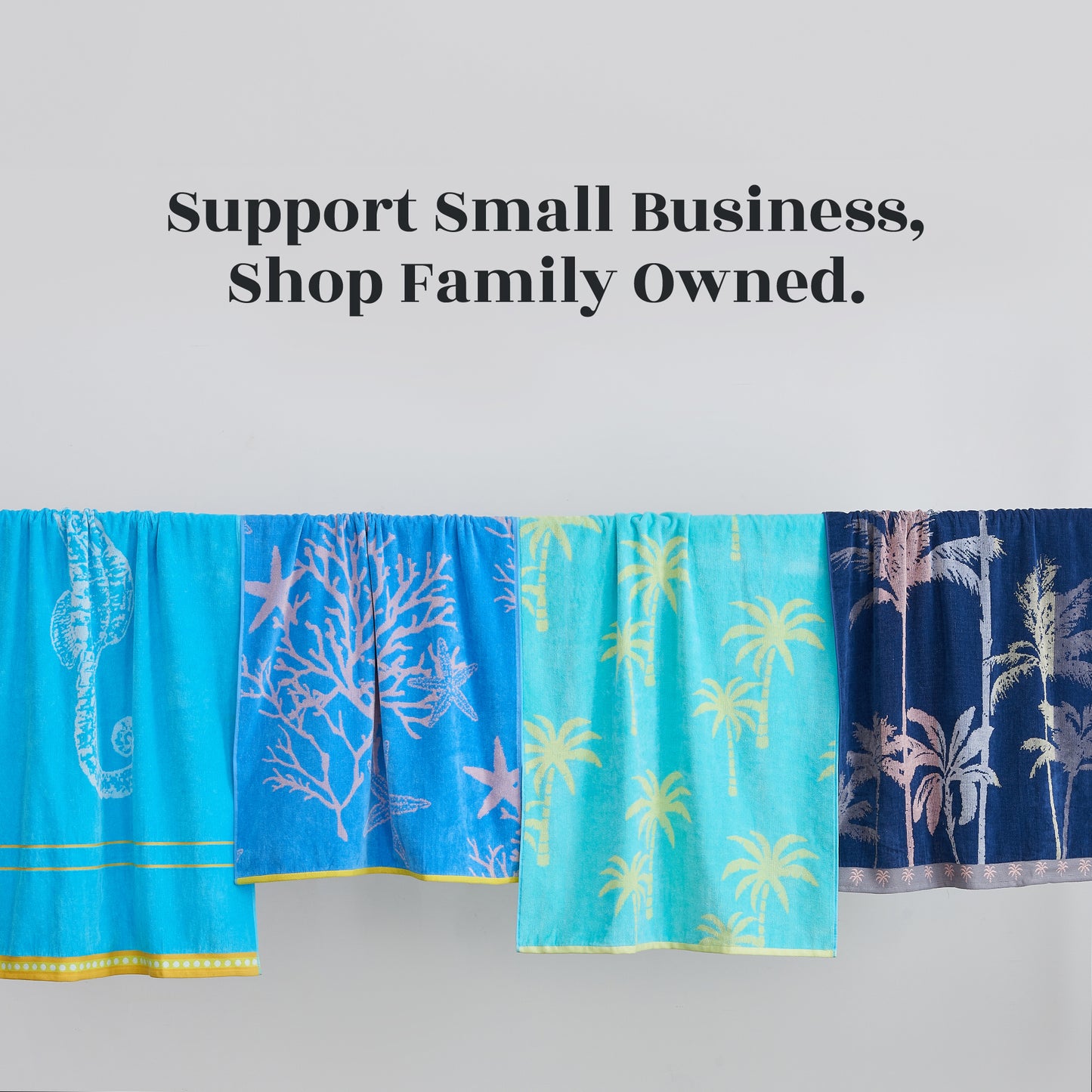 2 Pack 100% Cotton Jacquard Beach Towels - Playa Collection
