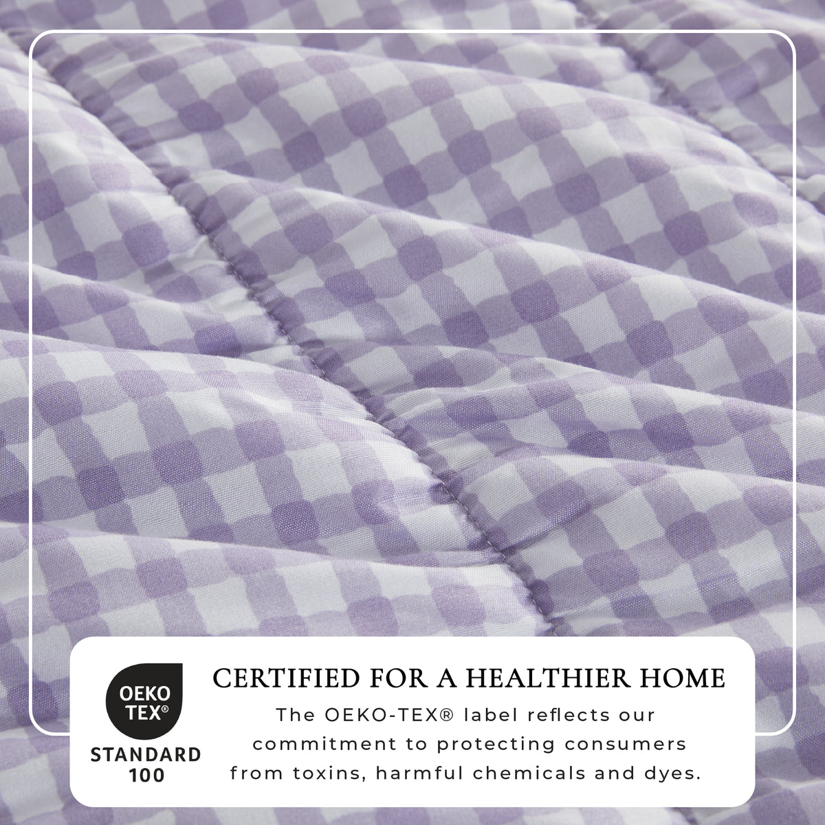 Gingham Printed Quilt Set - Gingham Collection