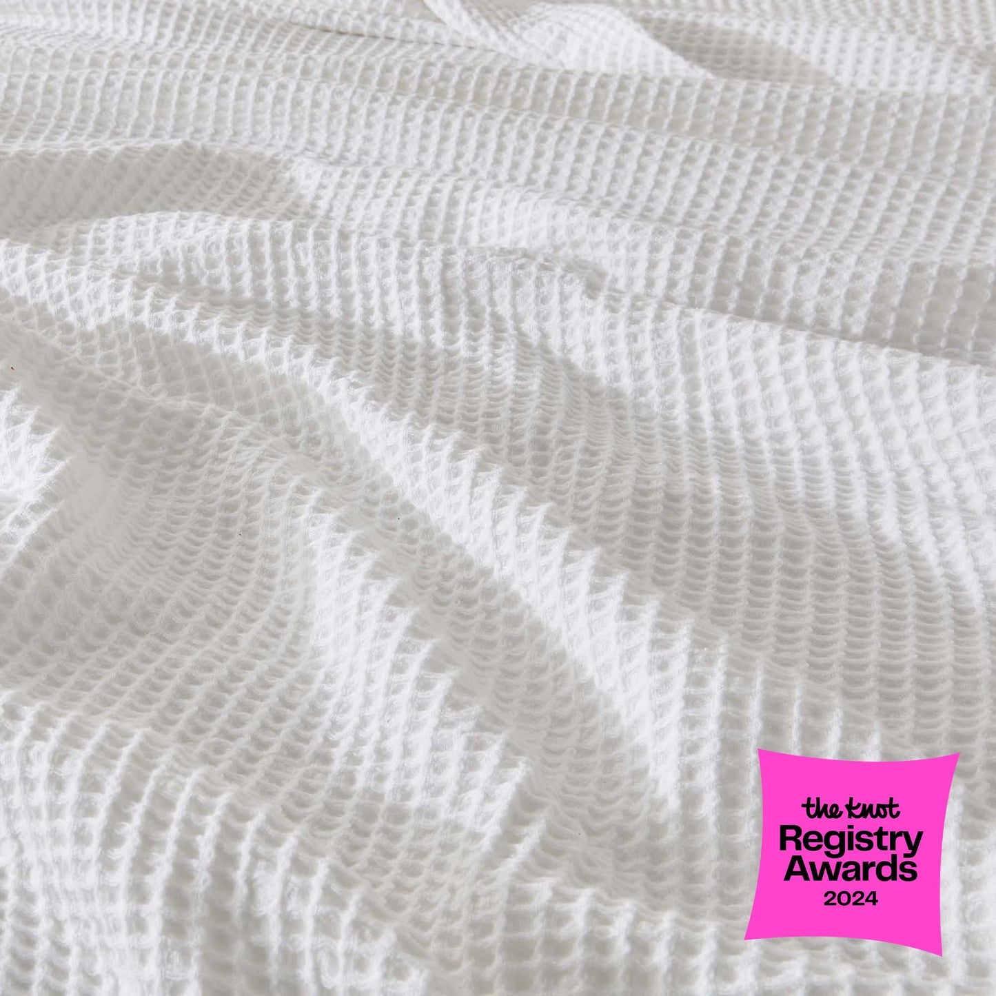 100% Cotton Waffle Weave Blanket - Mikala Collection