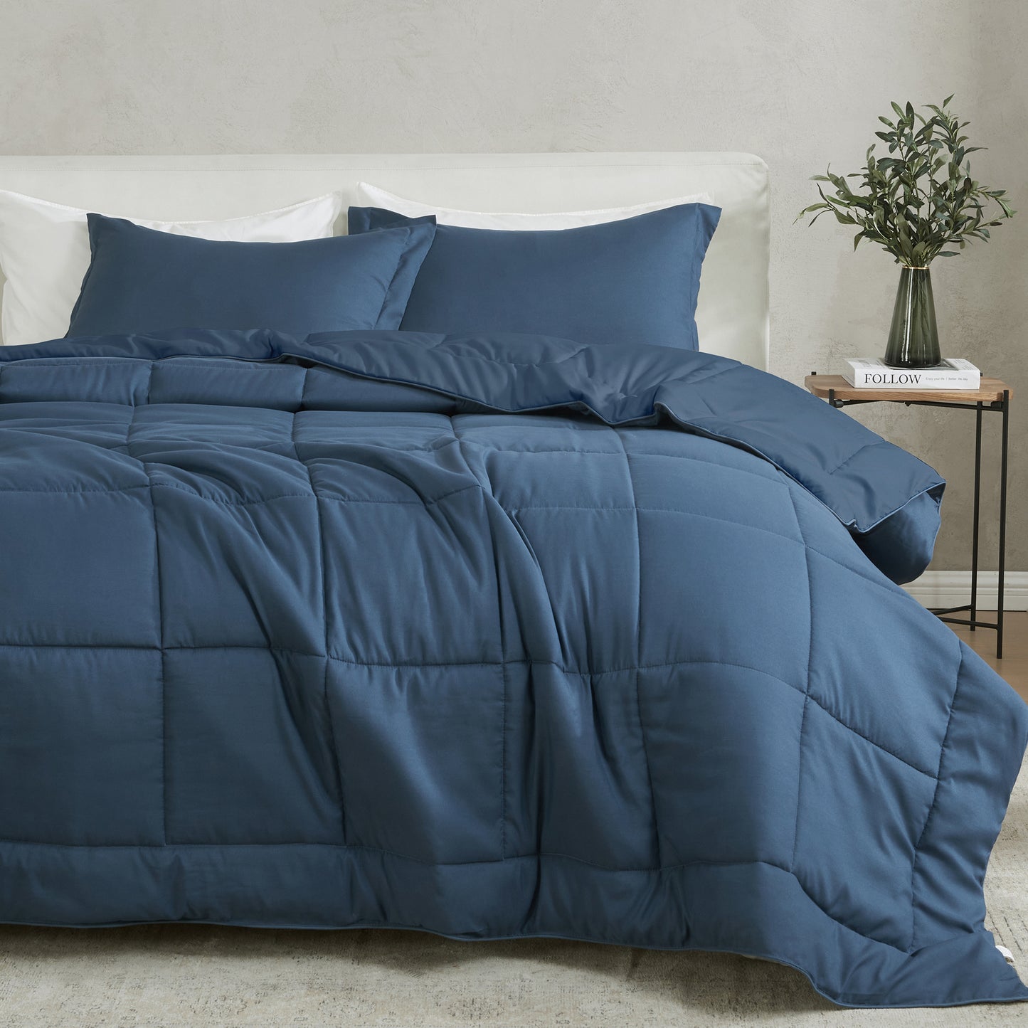 Reversible Christmas Comforter and Sham Set - Holiday / Lodge Odette Collection