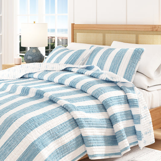3-Piece Coastal Quilt - Casco Bay Collection