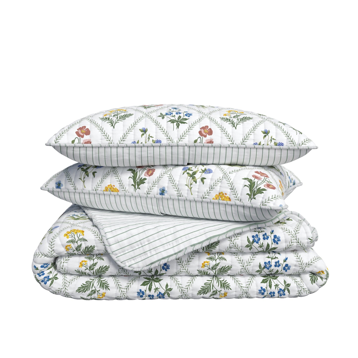 Floral Lattice Quilt Set - Floral Lattice Collection