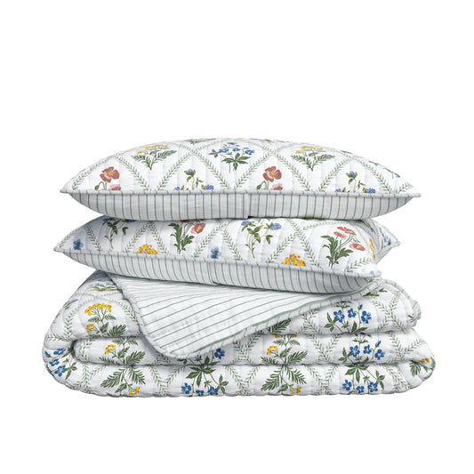 Floral Lattice Quilt Set - Floral Lattice Collection