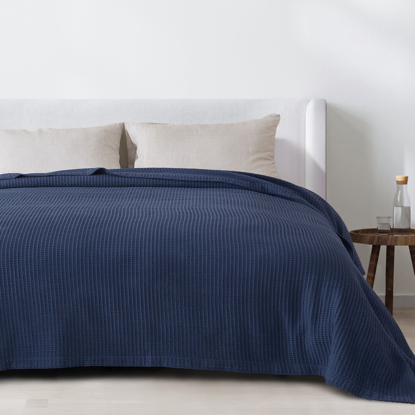 100% Cotton Waffle Weave Blanket - Mikala Collection