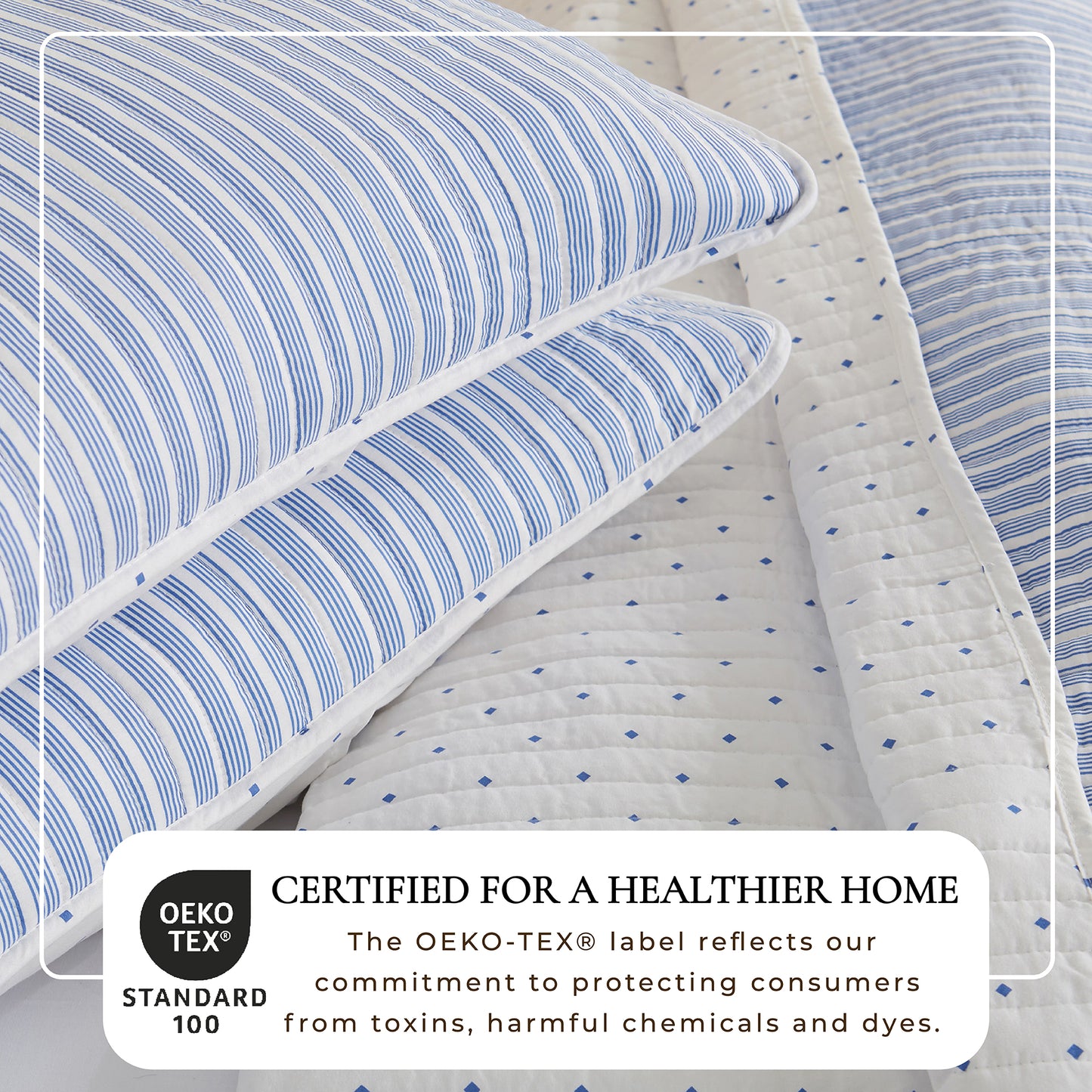3-Piece Stripe Quilt - Marcie Collection