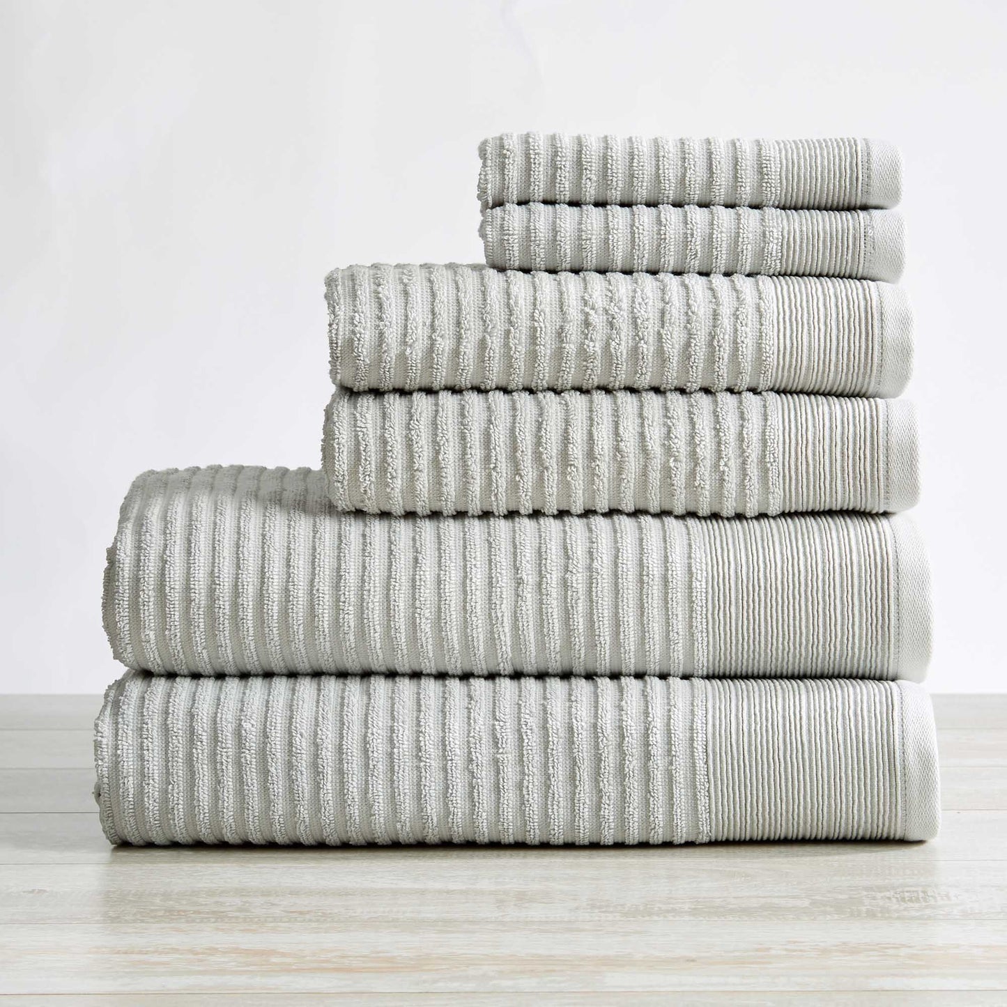 4 Pack Ribbed Hand Towels - Rori Collection