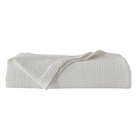 100% Cotton Waffle Weave Blanket - Mikala Collection
