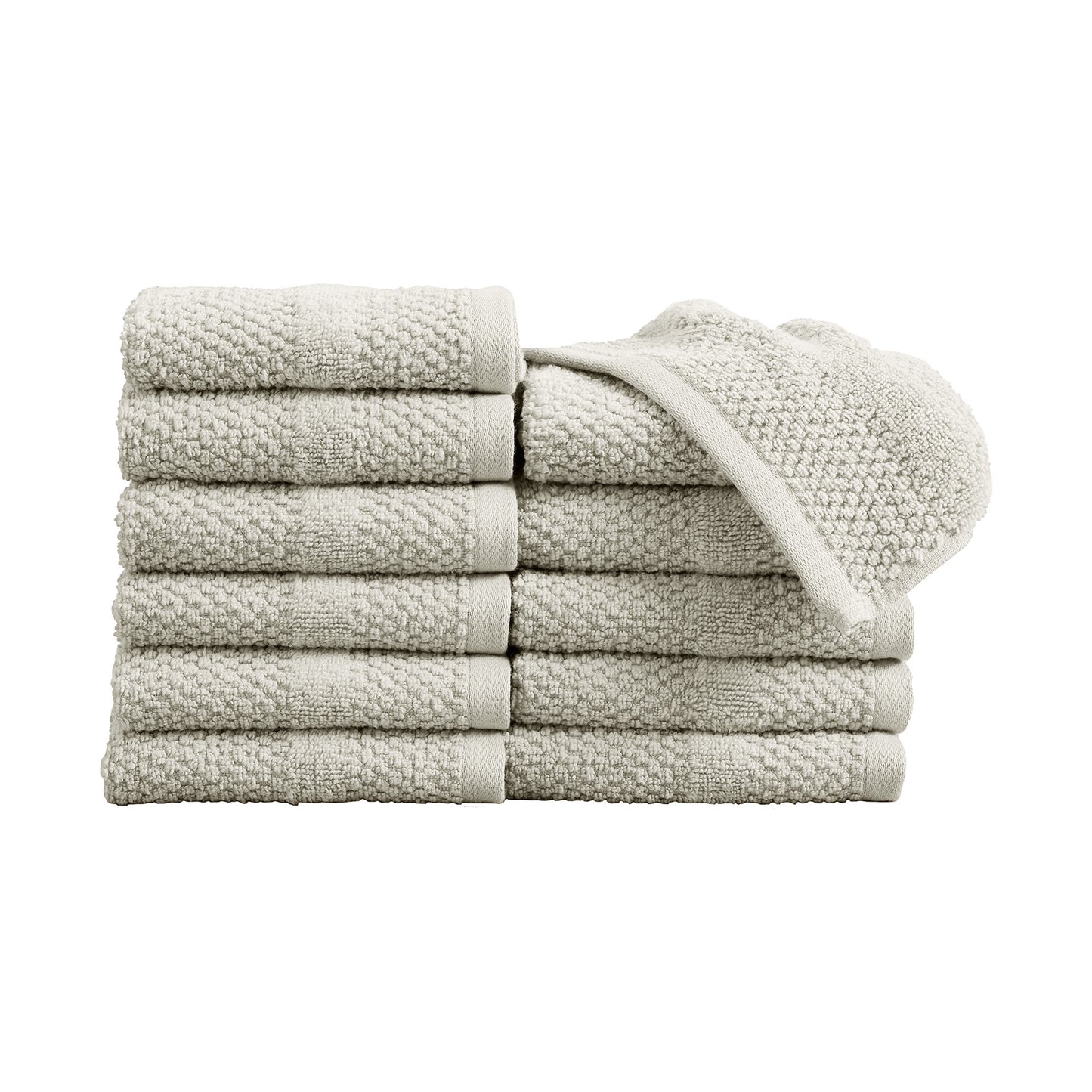 100% Cotton Woven Texture Bath Towel Set - Marbella Collection