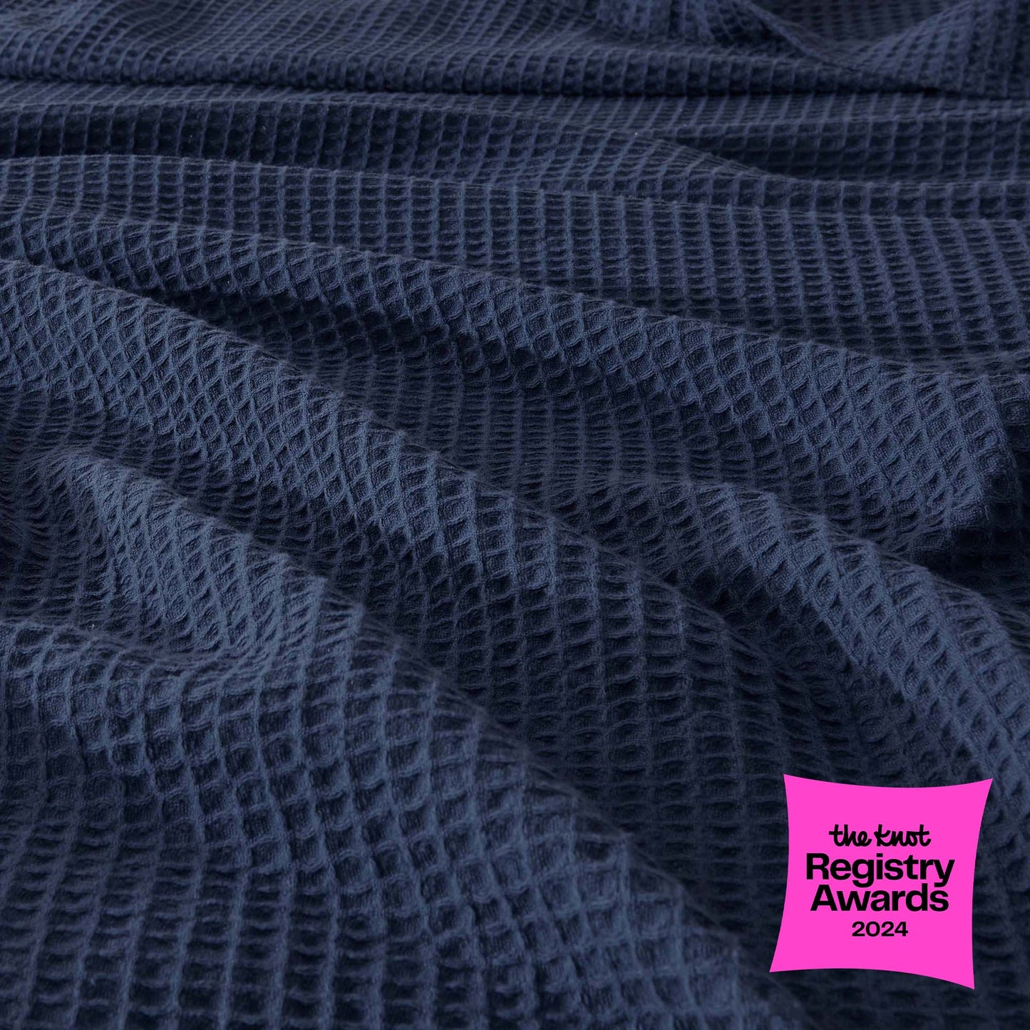 100% Cotton Waffle Weave Blanket - Mikala Collection