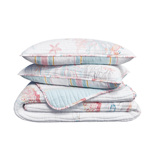 Coastal Coral Reef Quilt Set - Caymen Collection