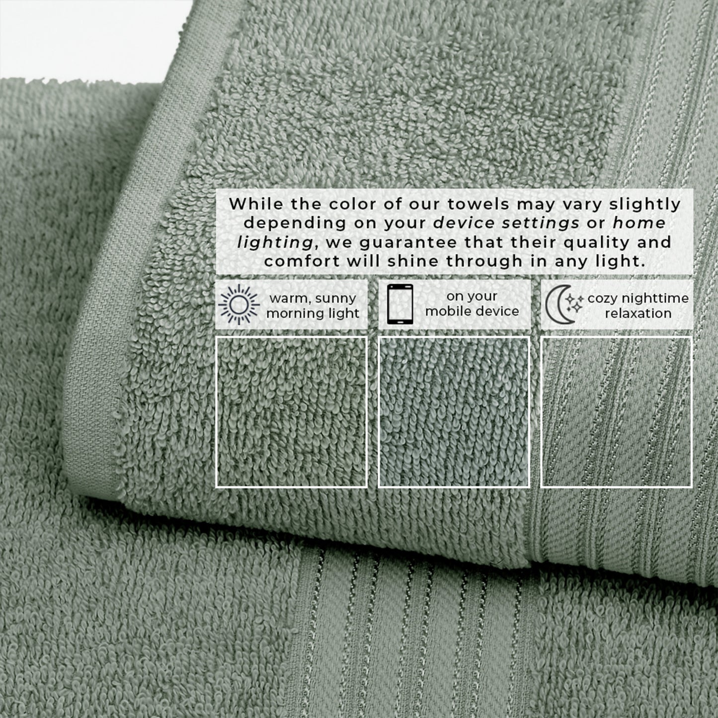 Cotton Terry Bath Towel Set - Cooper Collection