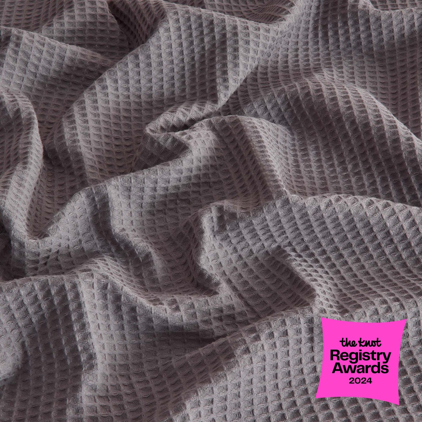 100% Cotton Waffle Weave Blanket - Mikala Collection