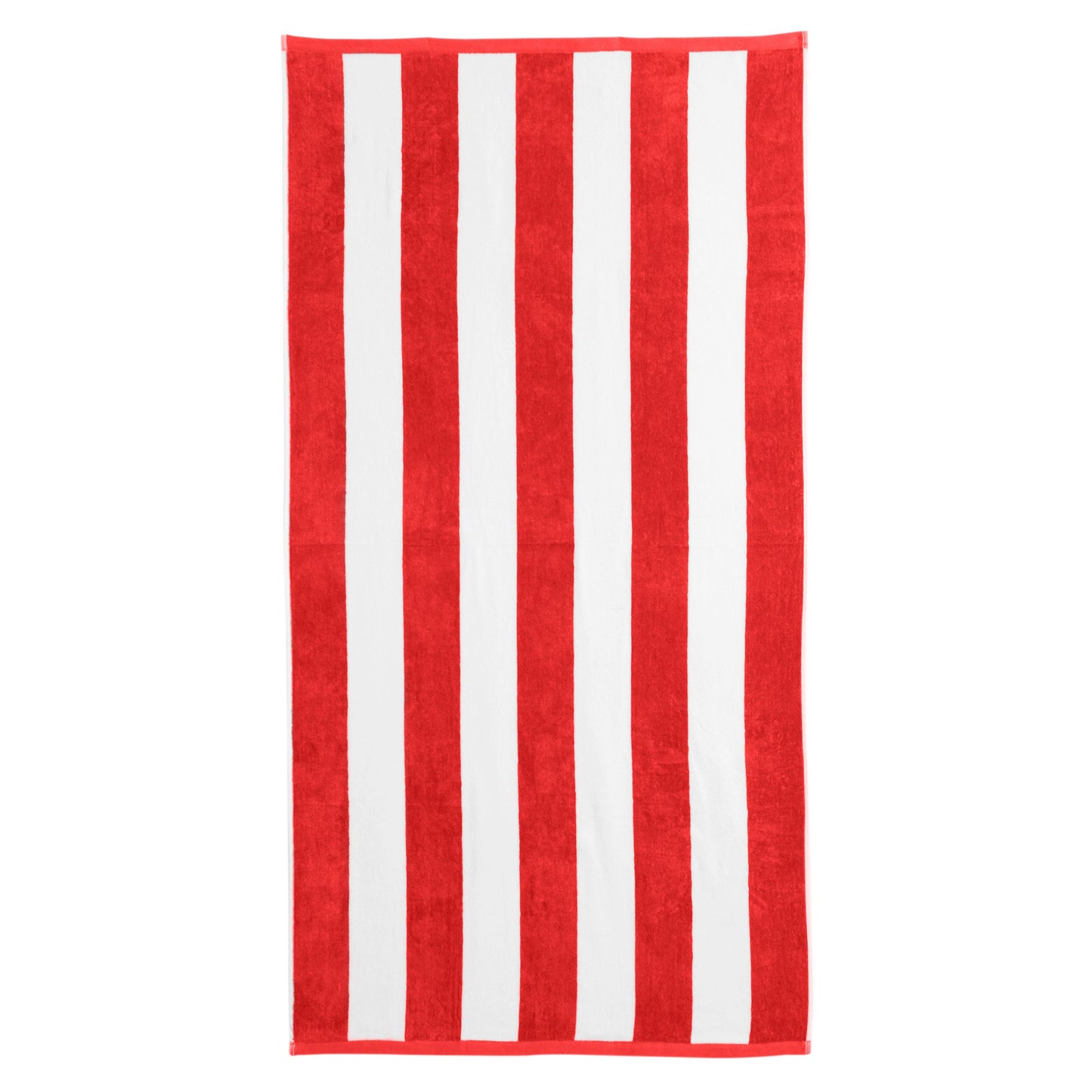 Cotton Velour Cabana Stripe Beach Towel - Novia Collection