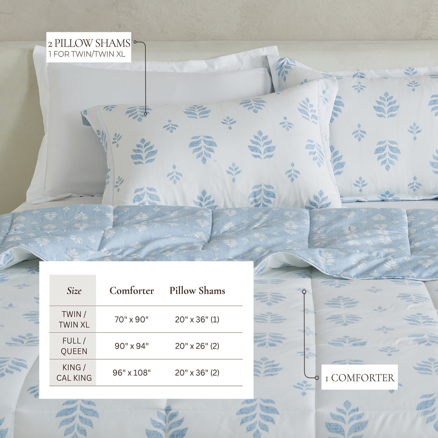 Reversible Christmas Comforter and Sham Set - Holiday / Lodge Odette Collection