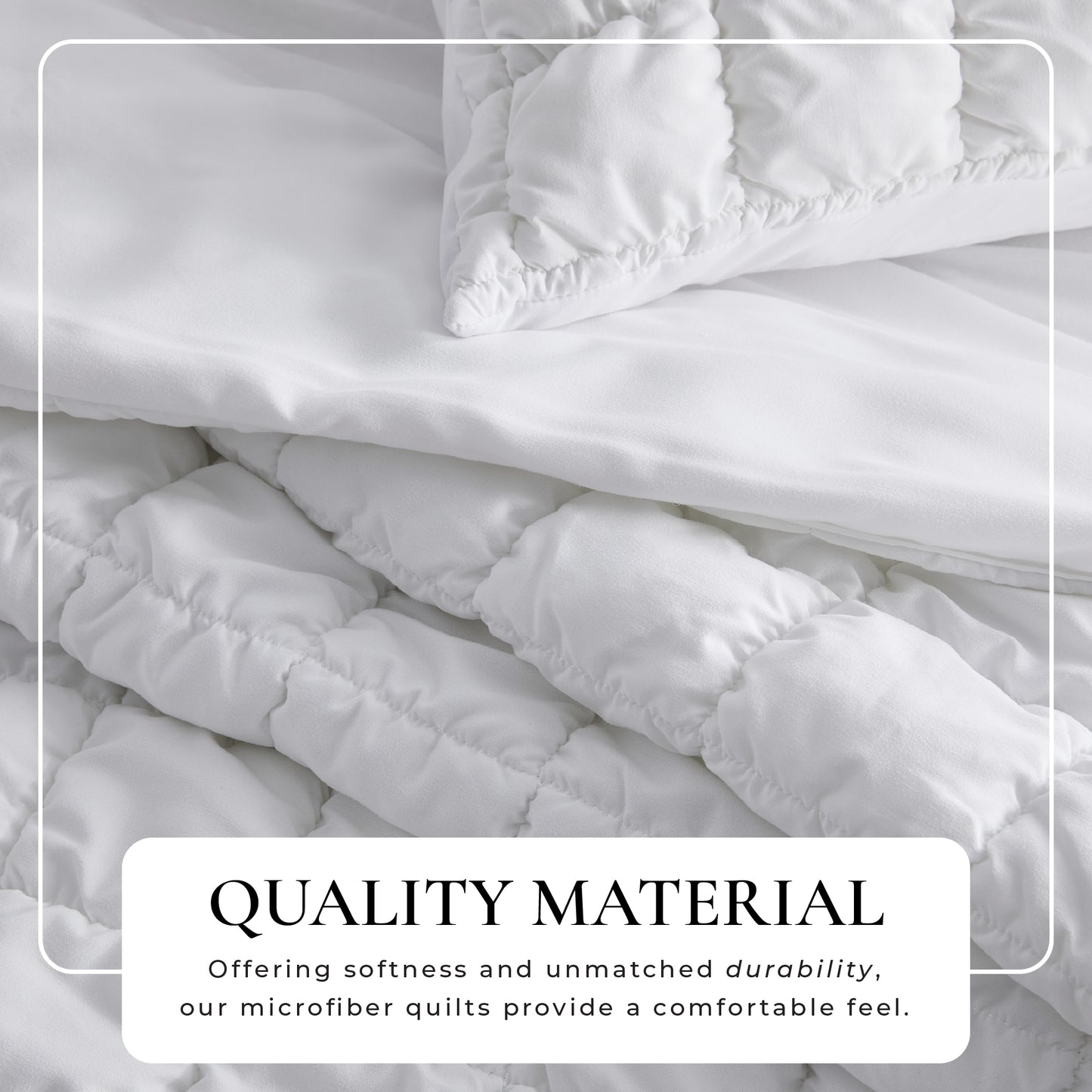 Puff Marshmallow Texture Quilt Set - Marshmallow Collection