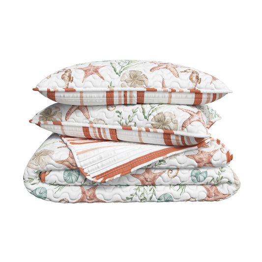 Castaway Coastal Quilt Set