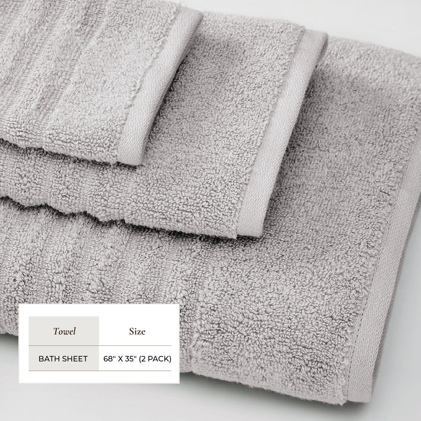 Luxury Combed Cotton Bath Towel Set - Karina Collection