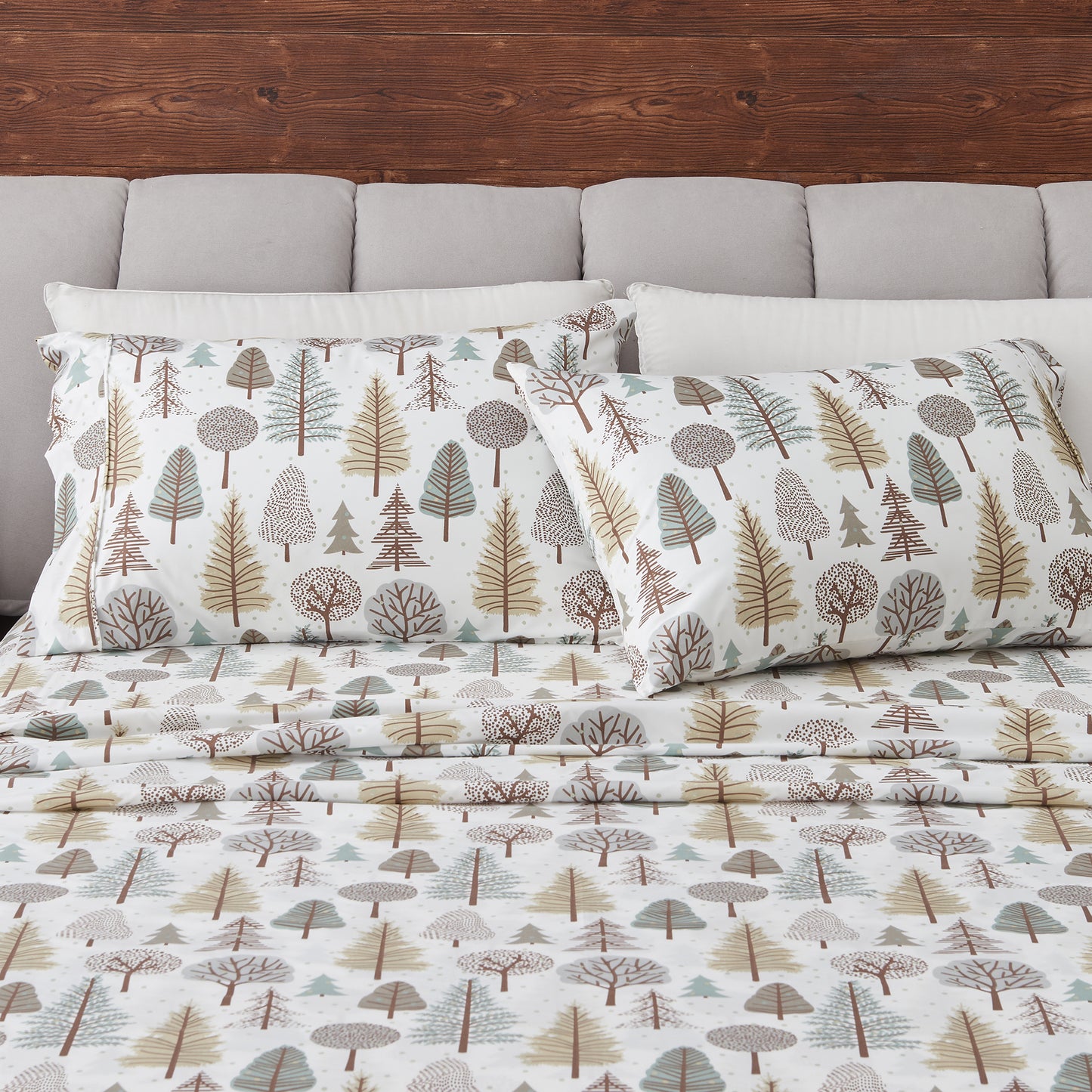 4-Piece Lodge Microfiber Sheet - Mountain Ridge Collection