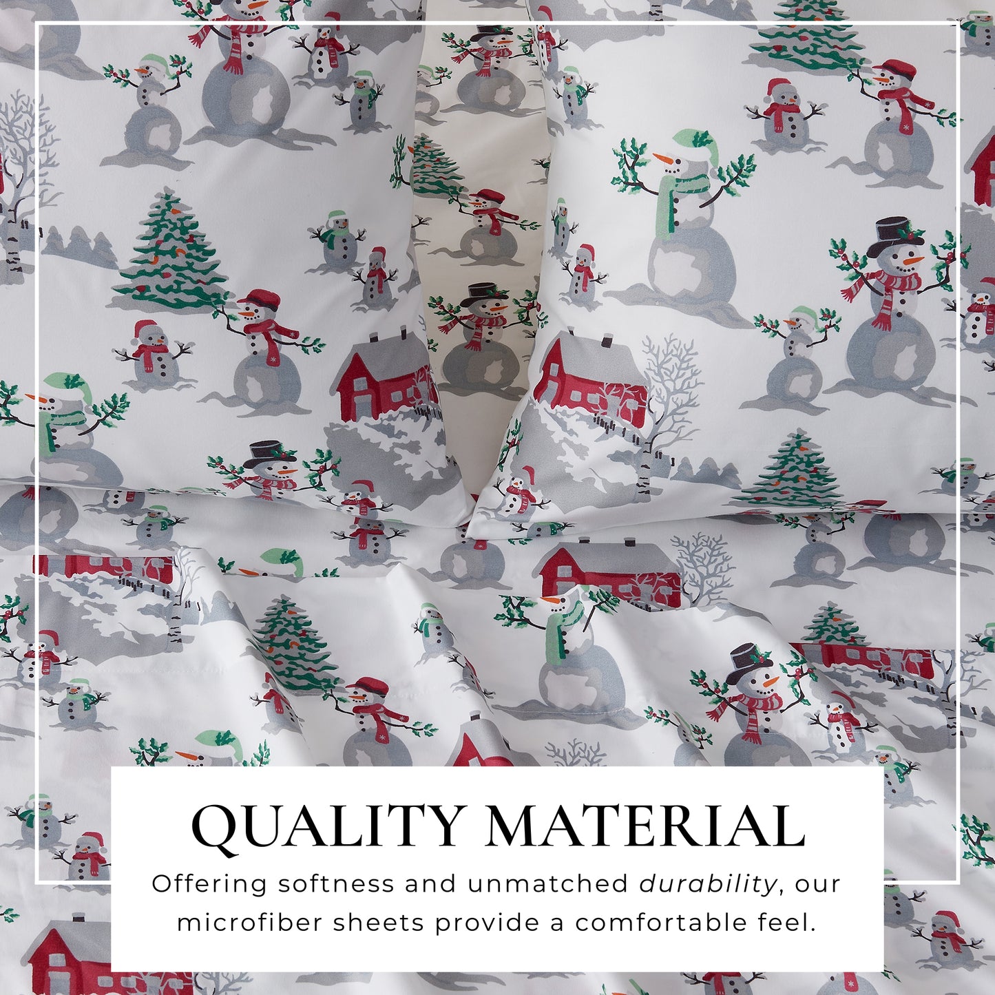 4-Piece Lodge Microfiber Sheet - Mountain Ridge Collection