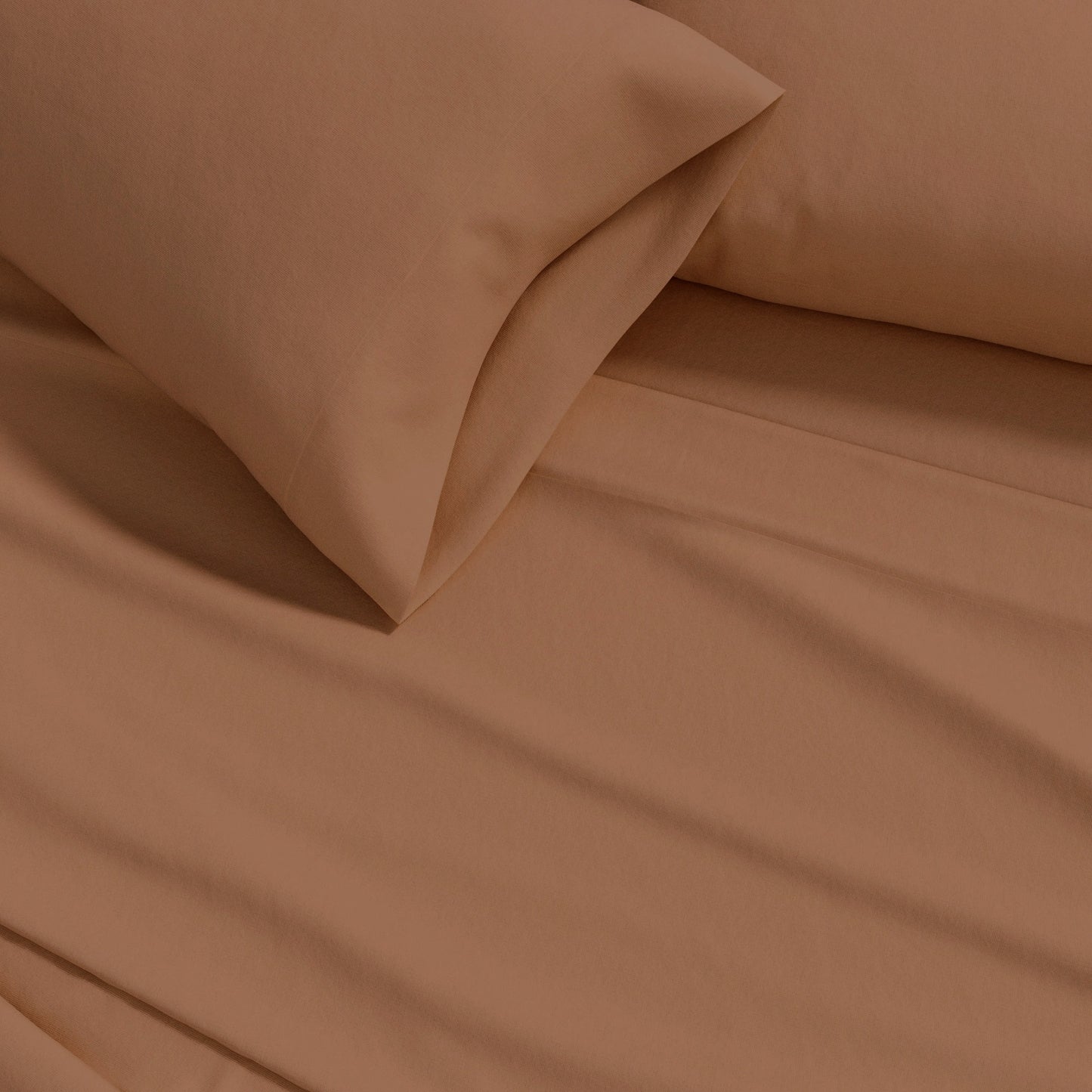 4-Piece Cotton Solid Flannel Sheet - Nordic Collection