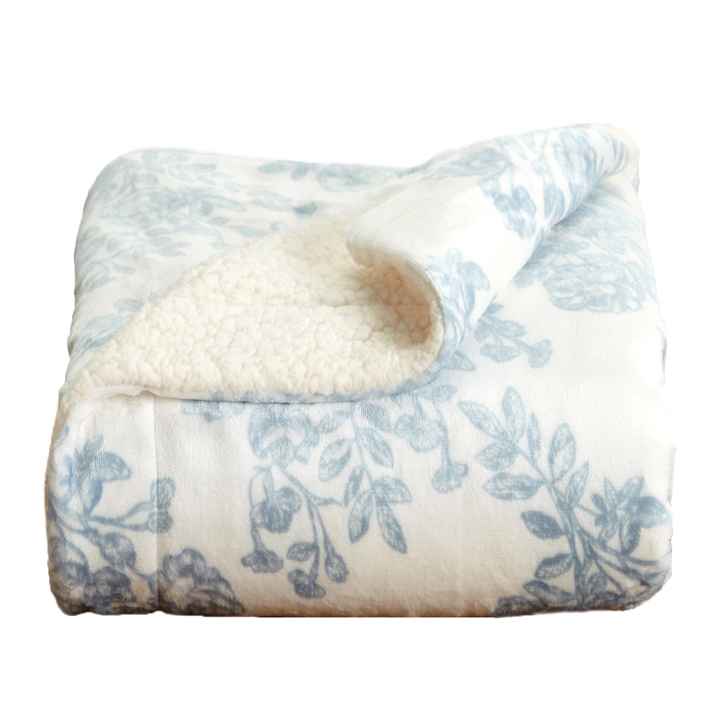 Velvet Plush Sherpa Luxury Bed Blanket