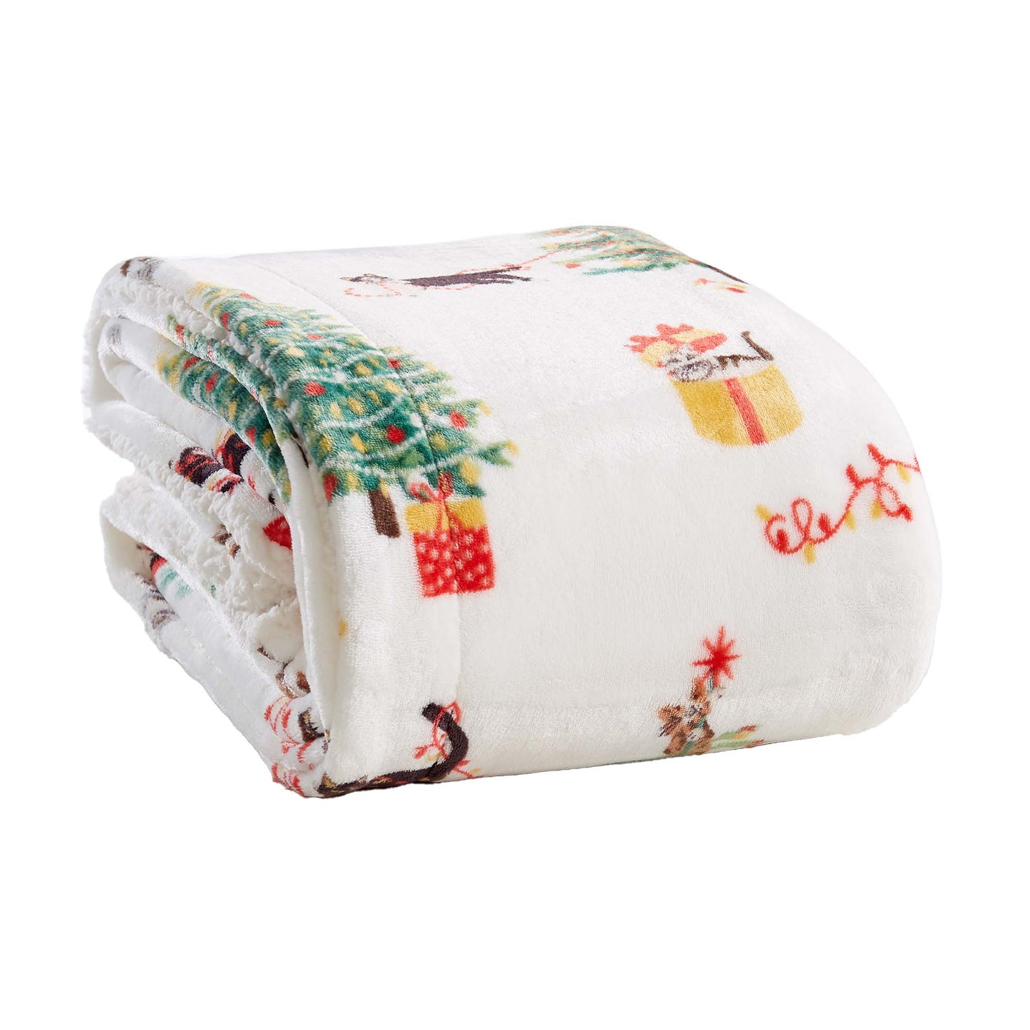 Holiday Sherpa Throw - Esmay Collection