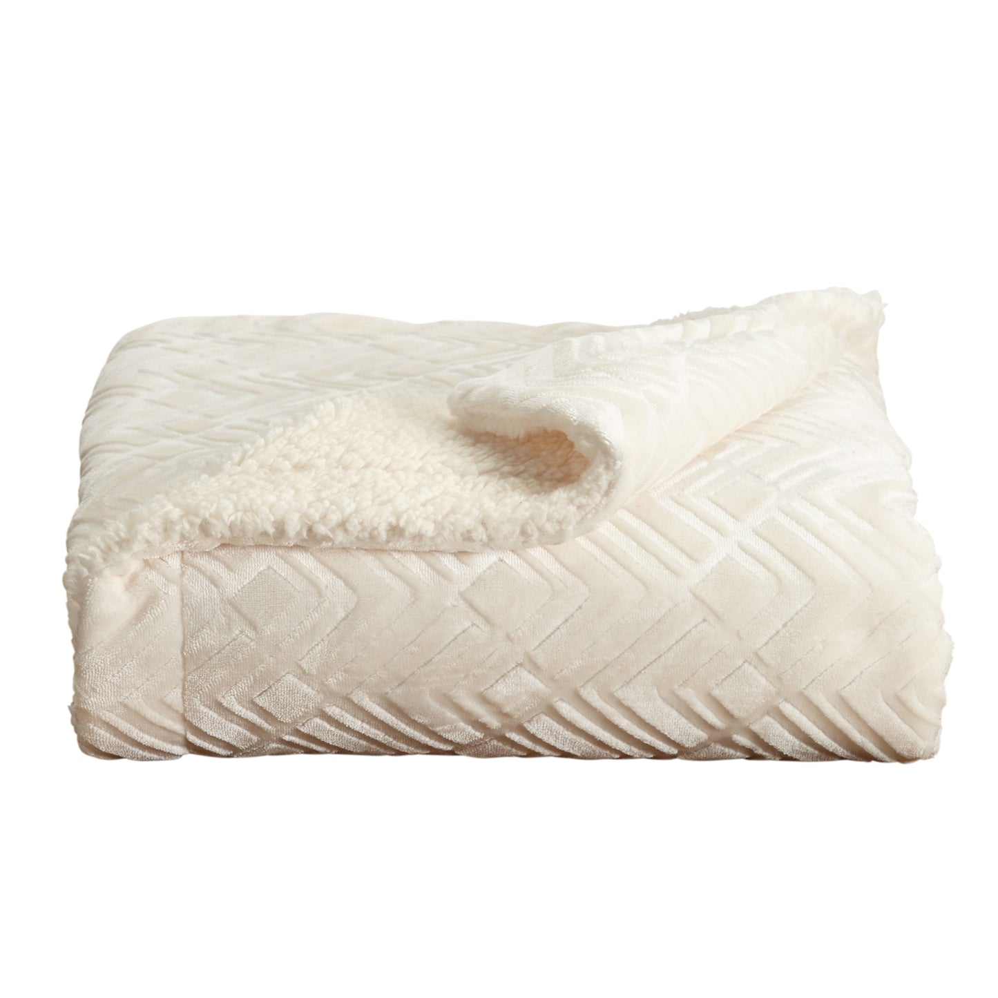 Velvet Plush Sherpa Luxury Bed Blanket