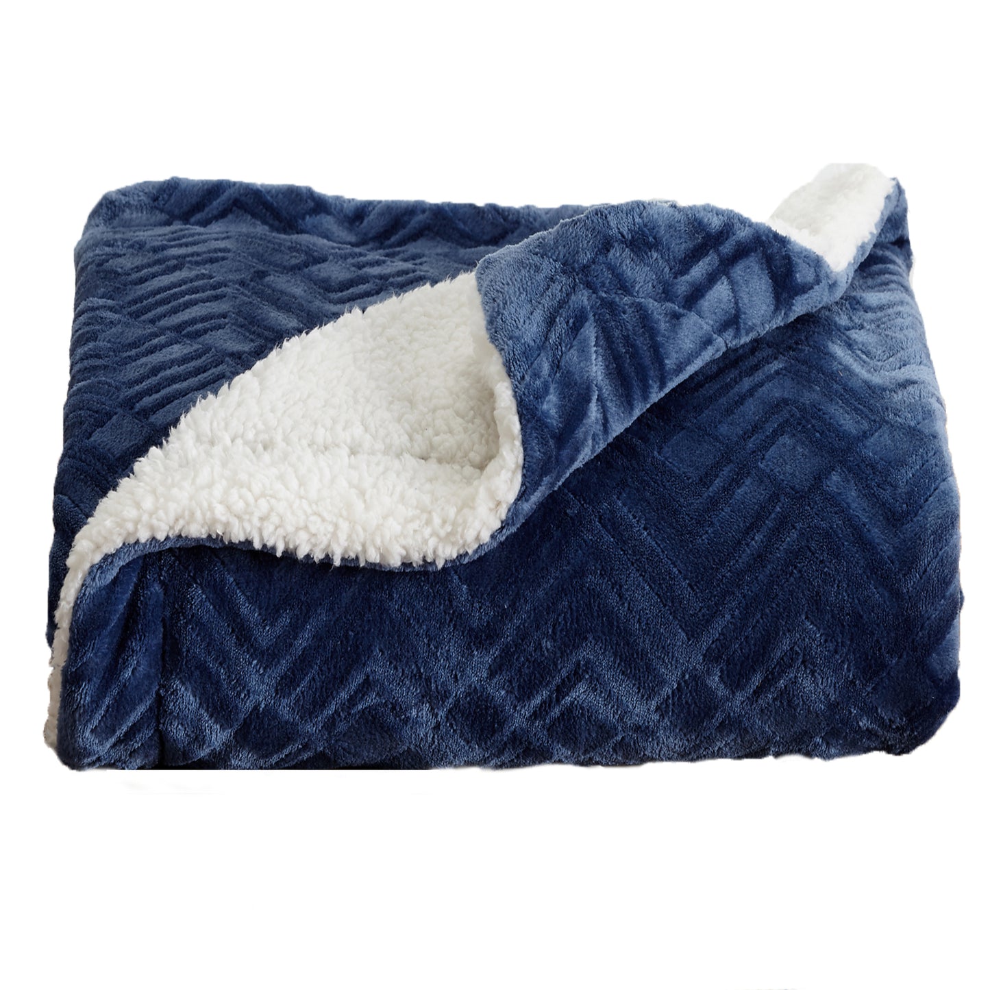 Velvet Plush Sherpa Luxury Bed Blanket