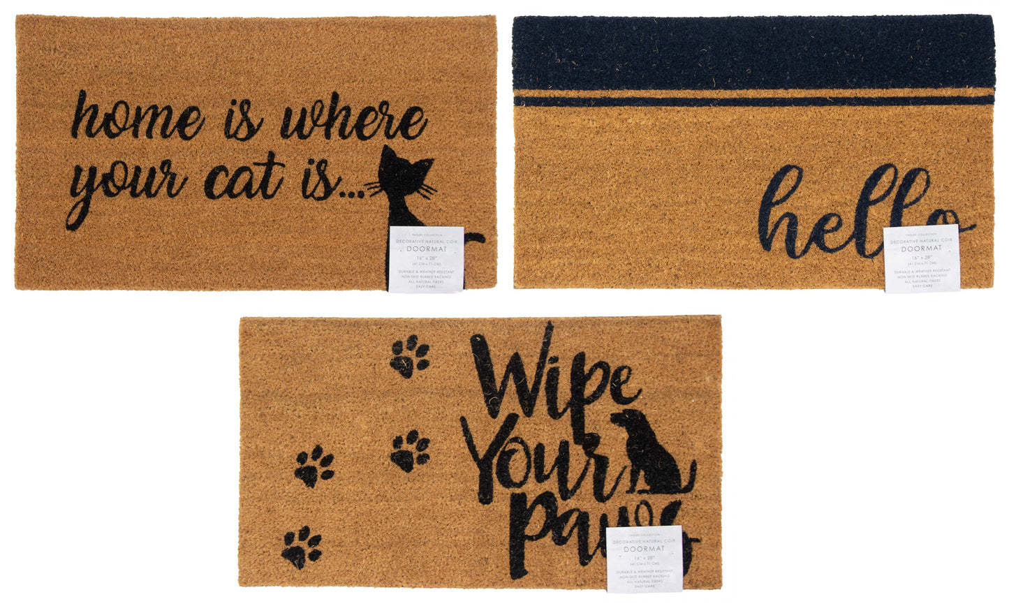 Natural Coir Printed Everyday Pet Designs