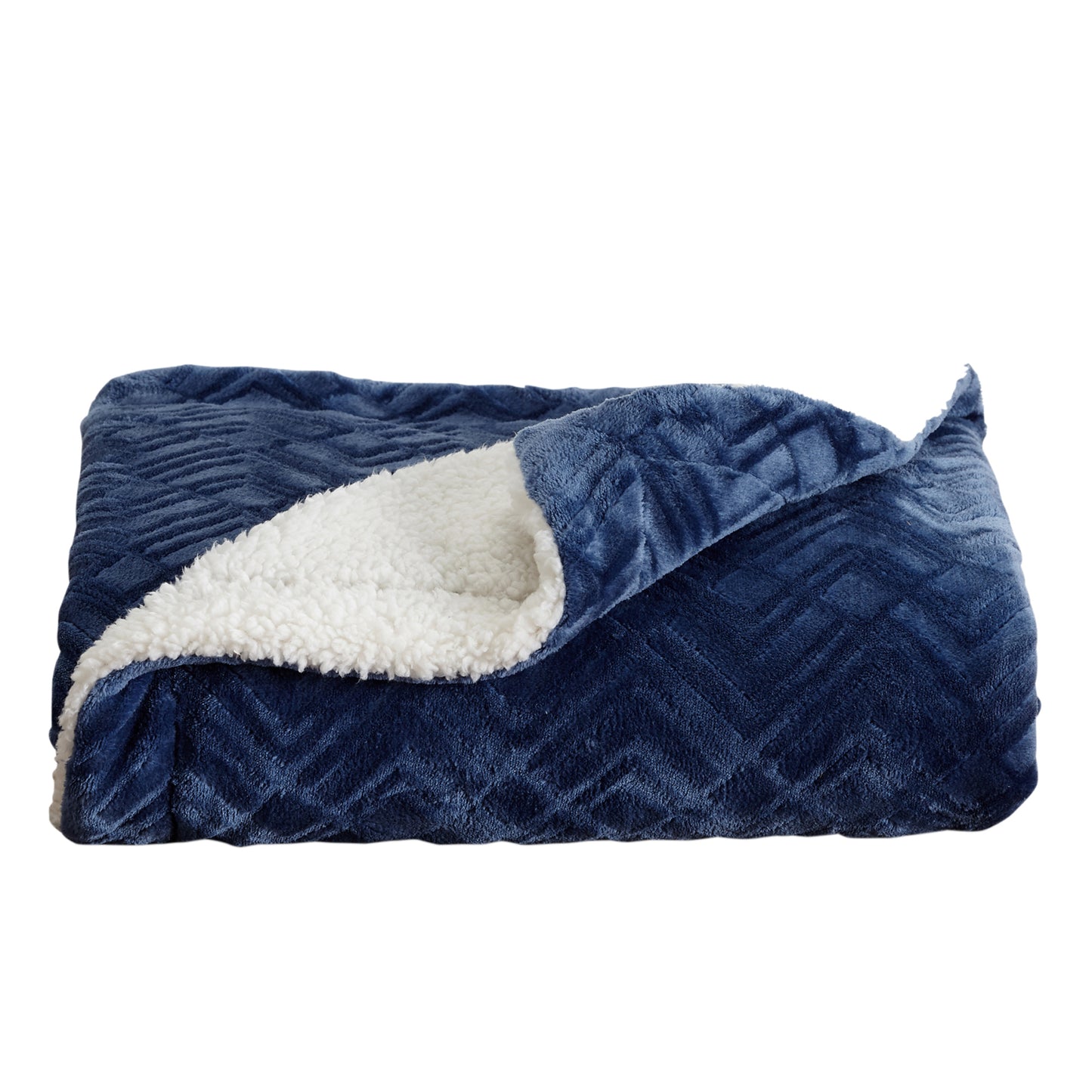 Velvet Plush Sherpa Luxury Bed Blanket